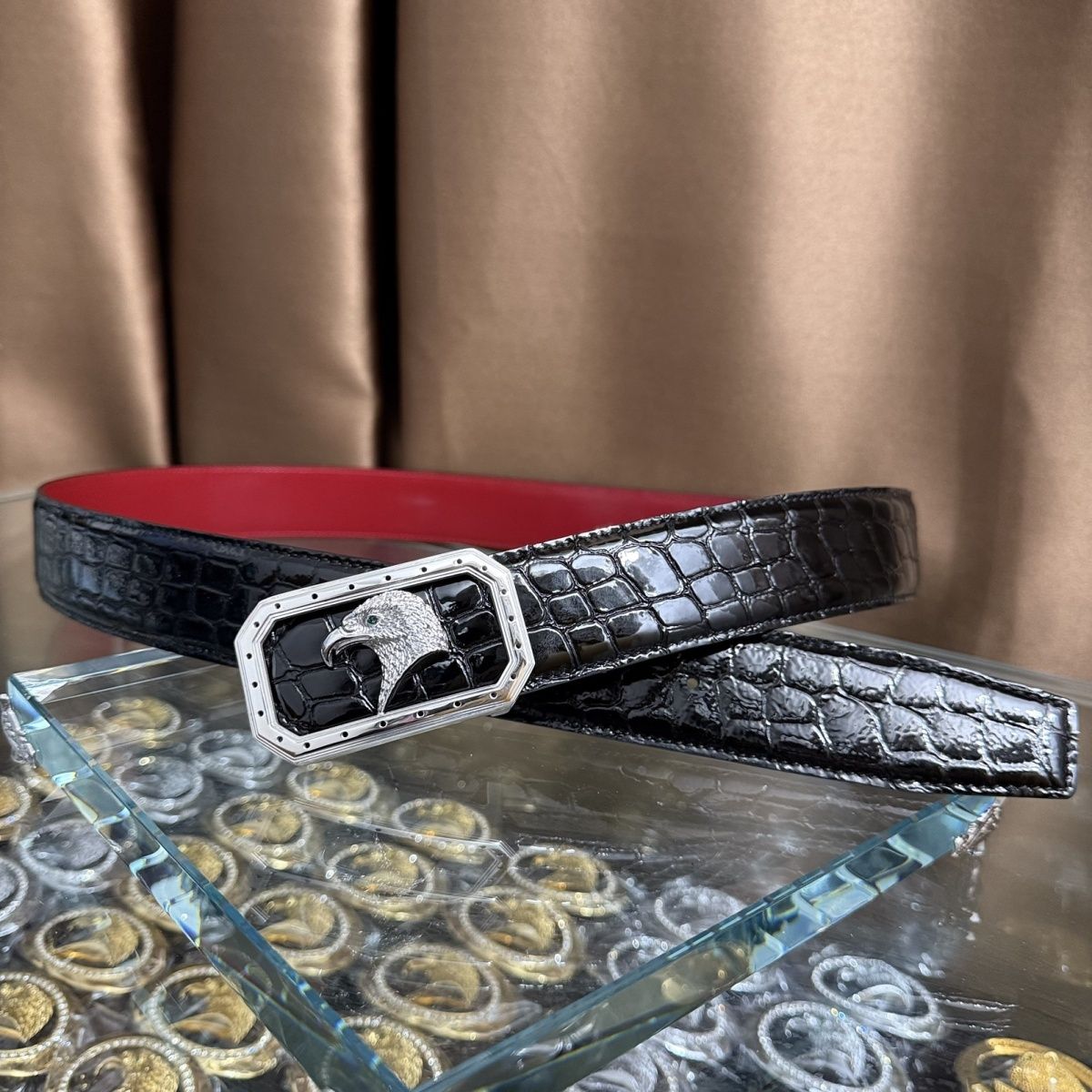 Stephen's New High-End Leather Belt for Men