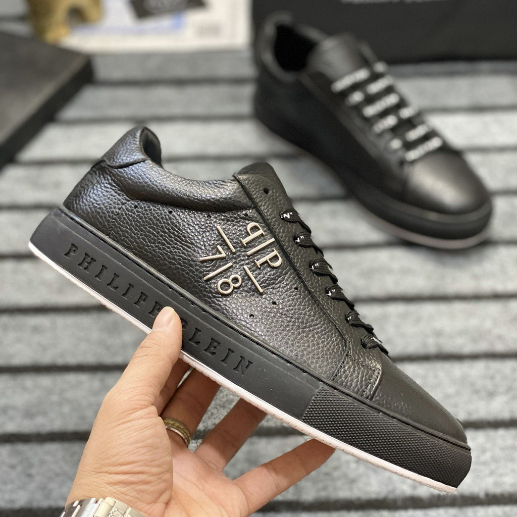 2024 New Genuine Leather Luxury Youth Autumn Casual Trendy Fashion Versatile White Sneakers