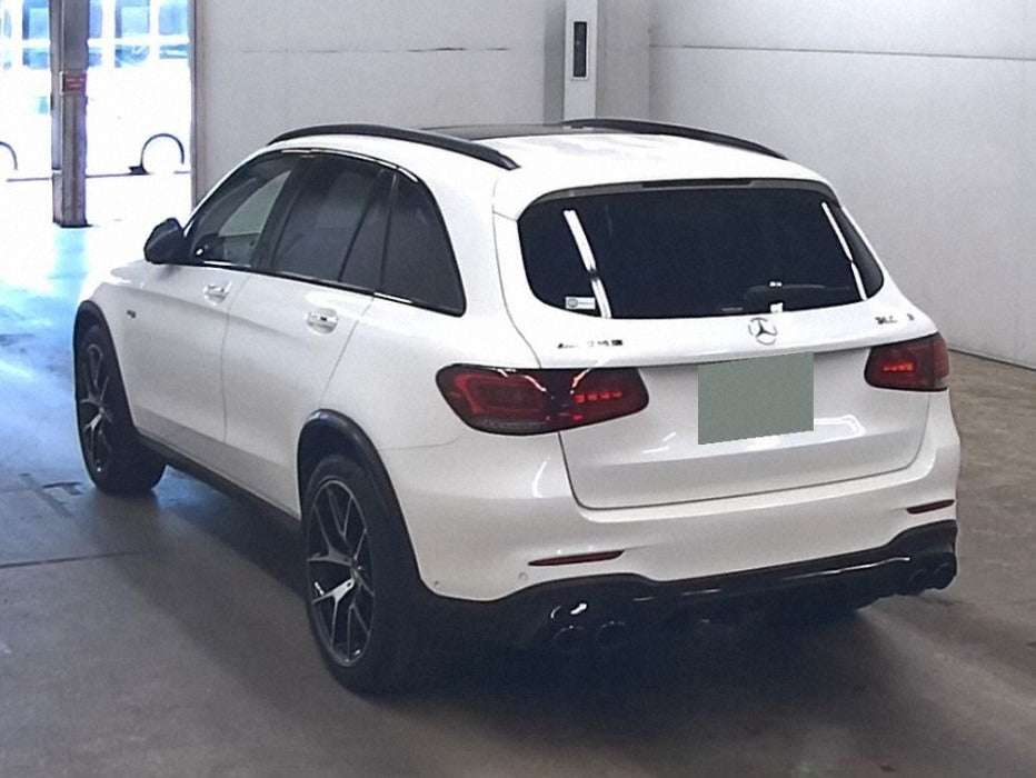 2019  Mercedes Benz  GLC43
W253
GLC43 4 Matic 
AT
3,000cc 
Petrol 
54,000km  
White 
Sunroof 
Leather seats 
5 seater 
Alloys 
HD Navi 
Back Camera 
One Owner  
Radar Safety 
Smart Key