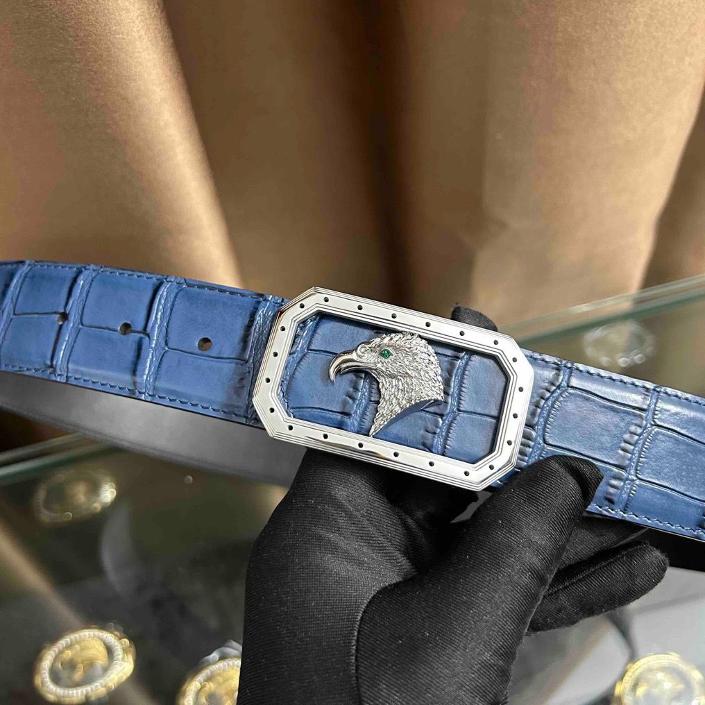 Stephen's New High-End Leather Belt for Men