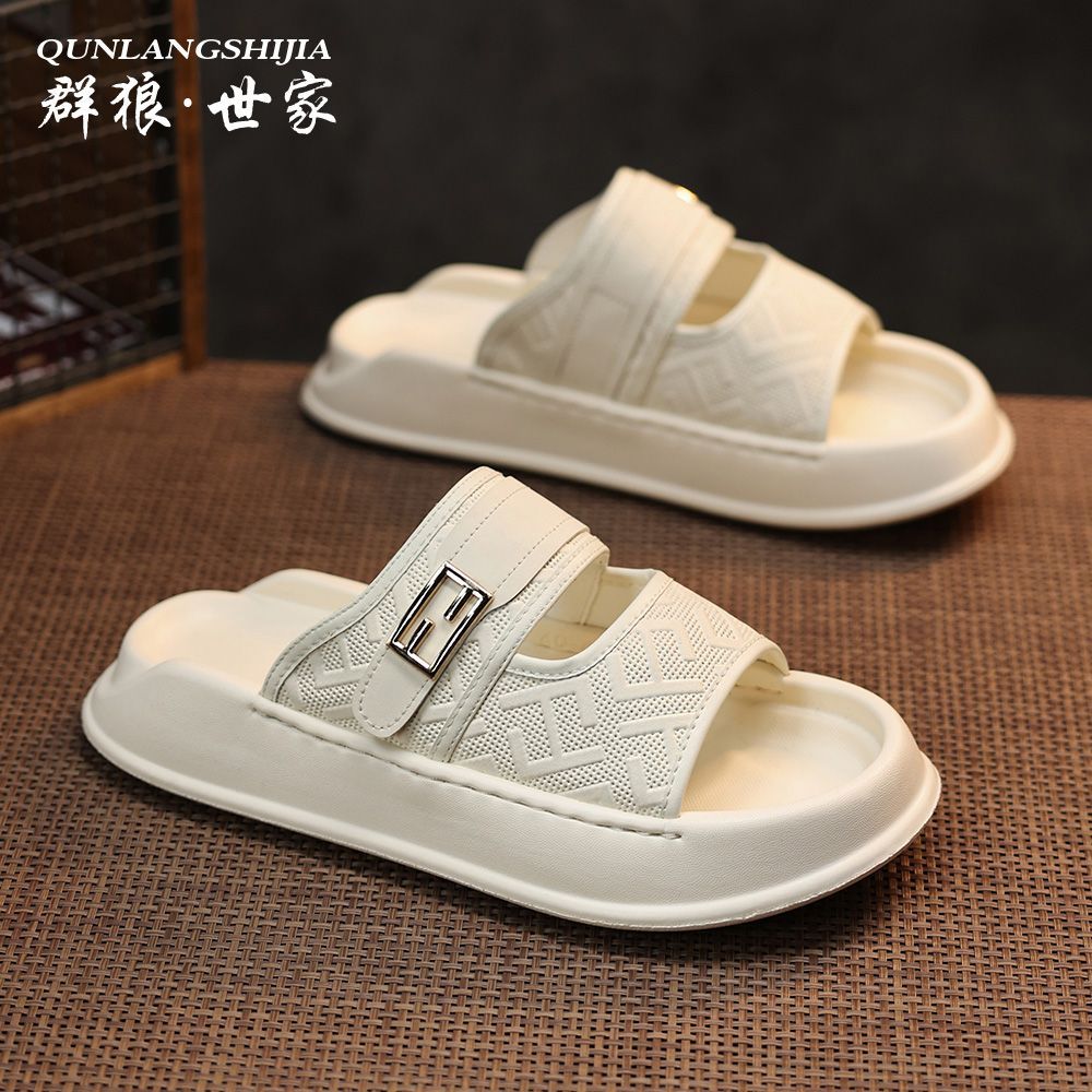 Thick-soled height-increasing casual sandals