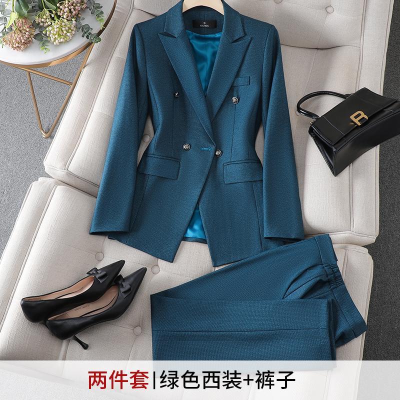 5 color Professional Women's Suit Jacket Set for Autumn