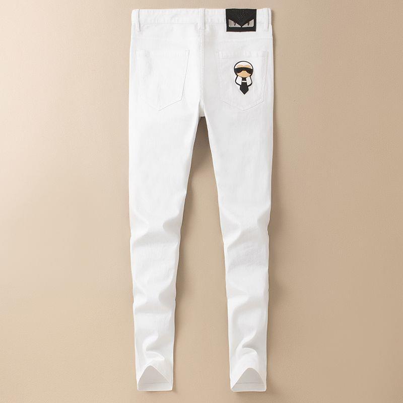 Men's Embroidered High-End Jeans Trendy Brand Spring/Summer Collection