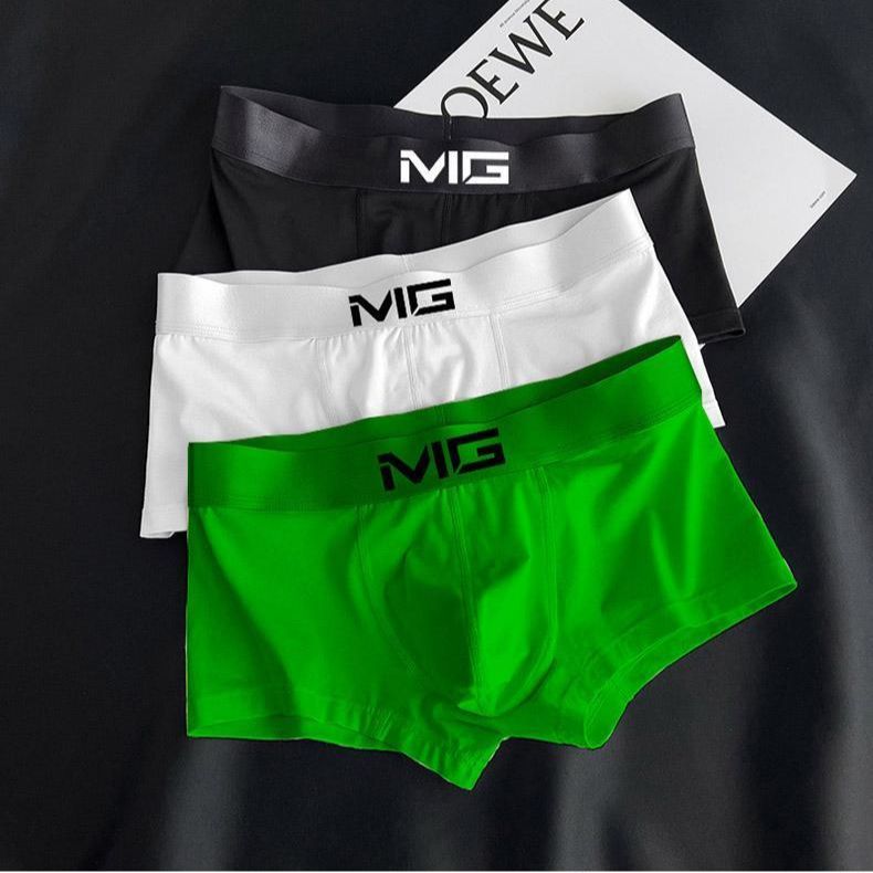 Men 3 pieces smooth breathlen underwear