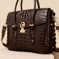 Expected delivery the day after tomorrow. Vintage Crocodile Leather Men's Bag
