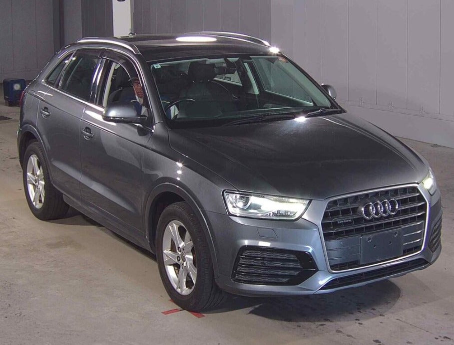 2017  Audi  Q3 
8UCULB
2.0 TFSI Quattro  180PS
AT
2,000cc  
Petrol 
54,150km
5 seater 
Grey
Leather  seats 
One Owner 
Alloys 
Tint 
Back Camera 
HD Navi 
Steering controls 
5 seater