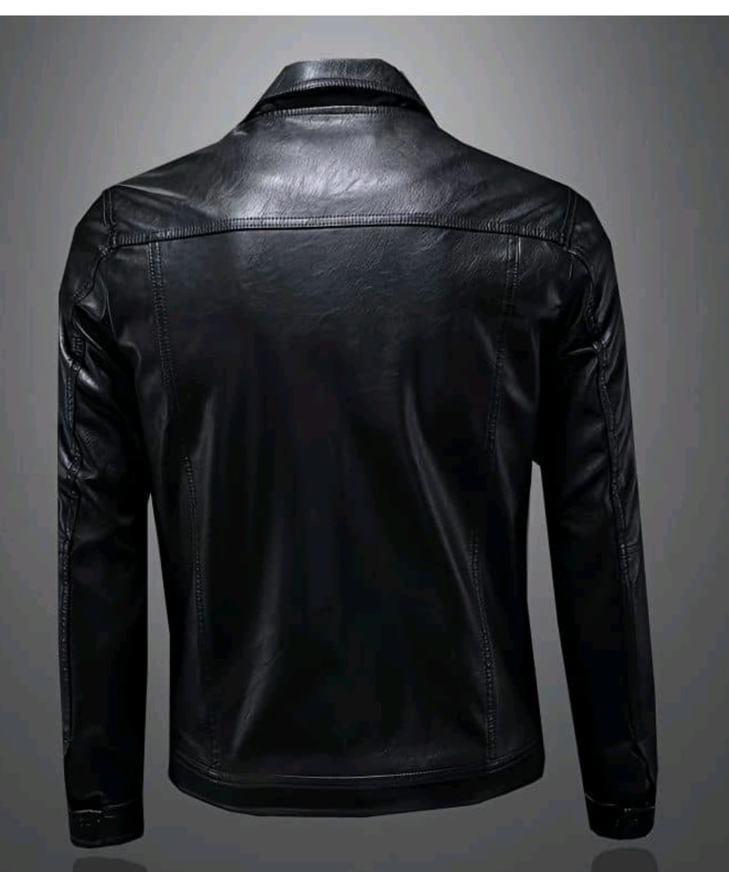Fleece-lined thermal leather men's autumn and winter