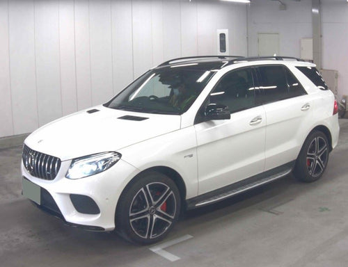 2018  Mercedes Benz  GLE43 
W166
4WD GLE43 4M 
AT
3,000cc 
Petrol
69,000km 
White
Panoramic sunroof
Leather seats 
One Owner 
360 view camera 
AMG  Alloys 
Radar Safaety package  
Power back door 
Paddle shifter