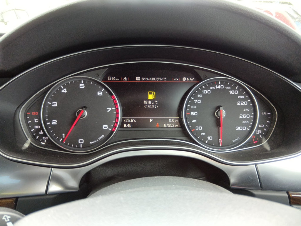 2014  Audi  A6 
4GCHVS
2.8 FSI Quattro 
AT
2,800cc 
Petrol 
Black 
67,947km 
One Owner 
BOSE Sound system
Leather seats 
Seater heater 
Power seat 
Adaptive cruise control 
Back Camera 
Alloys