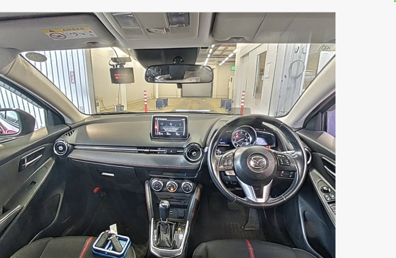 2015  Mazda  Demio 
DJ5FS
XD Touring 
AT
1,500cc 
Diesel
76,202km 
Red
Alloys
Bluetooth
Cruise Control
Push Start button
One Owner 
Smart Key 
Steering  Controls
HD  Nav