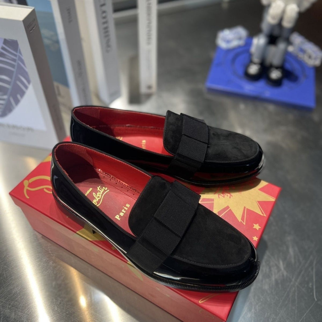 Genuine leather European style casual shoes, silver one foot