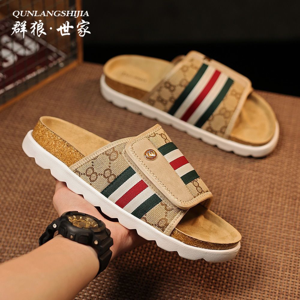 Thick-soled height-increasing casual sandals
