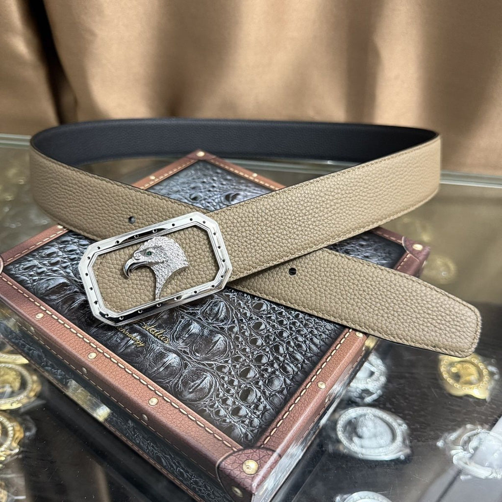 Stephen's New High-End Leather Belt for Men