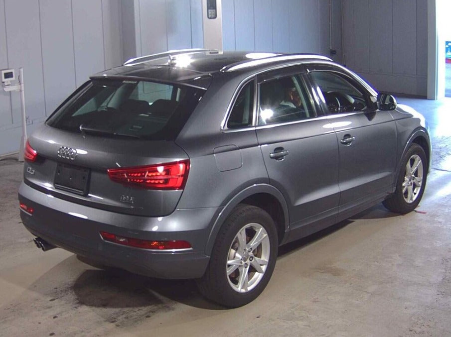 2017  Audi  Q3 
8UCULB
2.0 TFSI Quattro  180PS
AT
2,000cc  
Petrol 
54,150km
5 seater 
Grey
Leather  seats 
One Owner 
Alloys 
Tint 
Back Camera 
HD Navi 
Steering controls 
5 seater