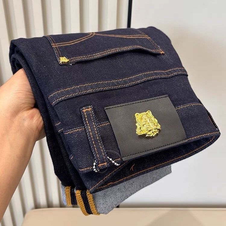 Spring and Summer New High-End jeans Eagle Head