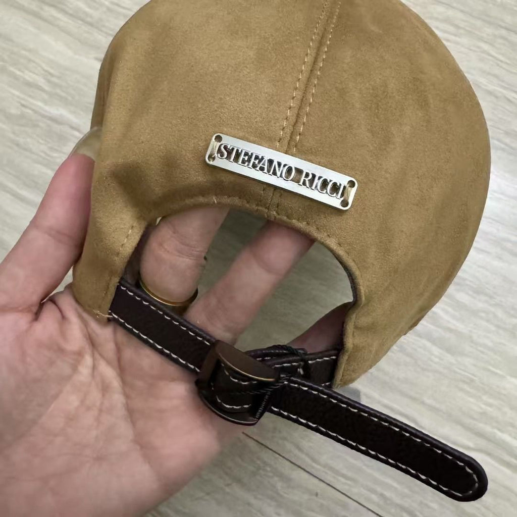 stefnorici Suede hat duckbill leather hat