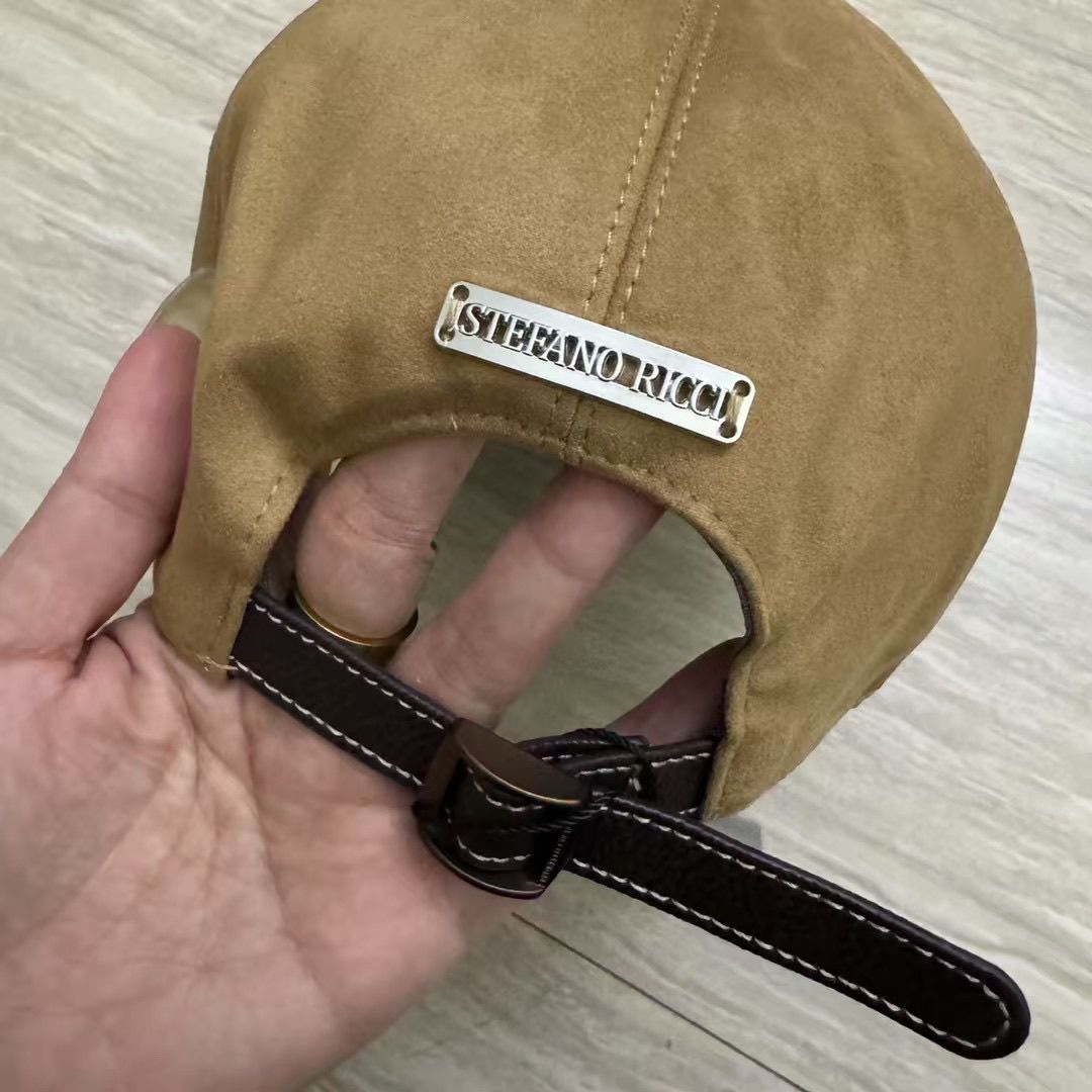 stefnorici Suede hat duckbill leather hat
