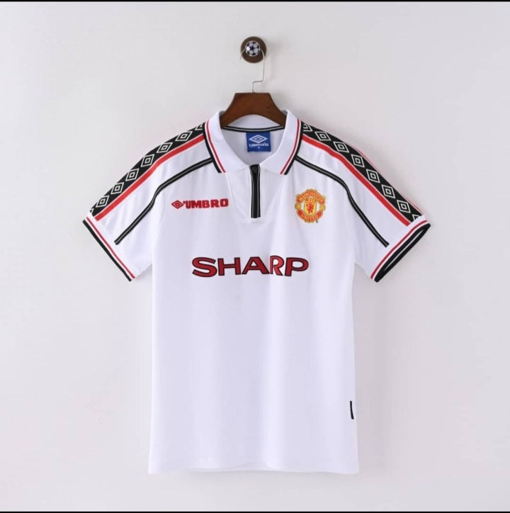 9 Red Devils Retro Football Beckham Away Jersey