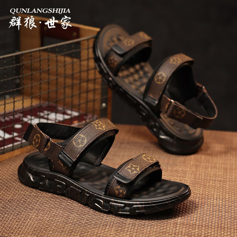 Thick-soled height-increasing casual sandals