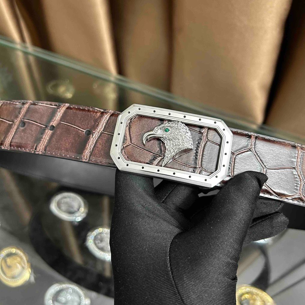 Stephen's New High-End Leather Belt for Men