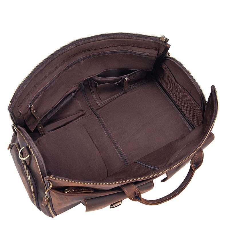 618 Crazy Horse Leather Dry-Wet Separation Fitness