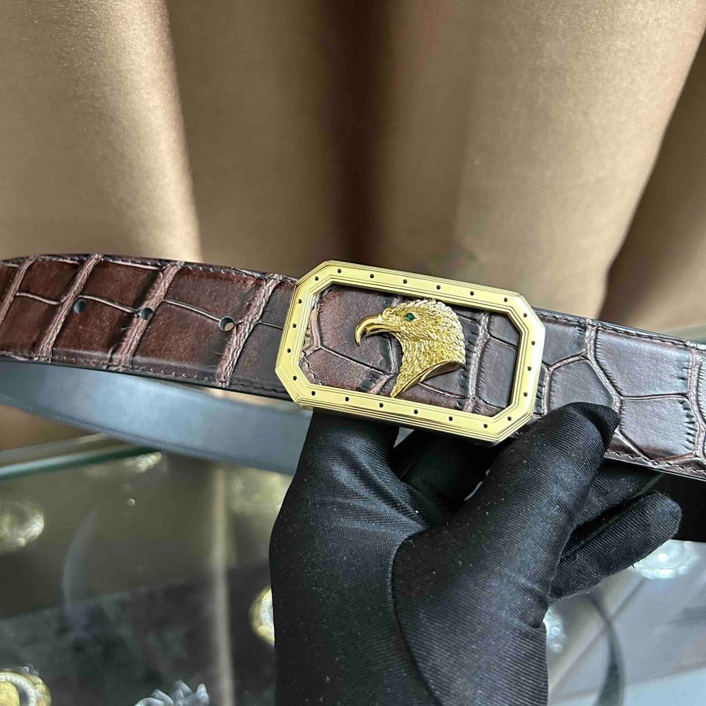 Stephen's New High-End Leather Belt for Men