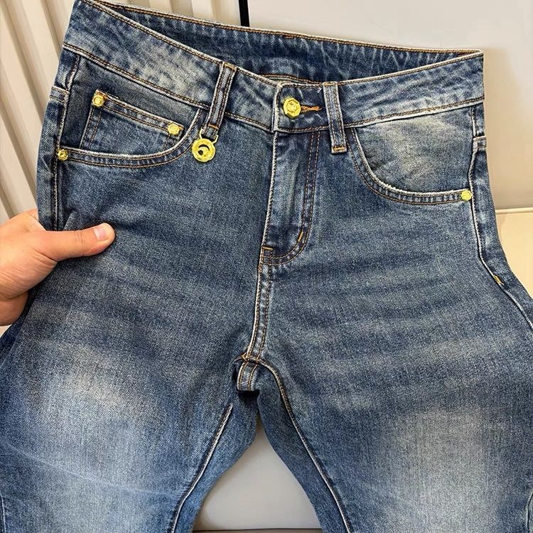Stefano Ricci Washed Men's Denim Jeans