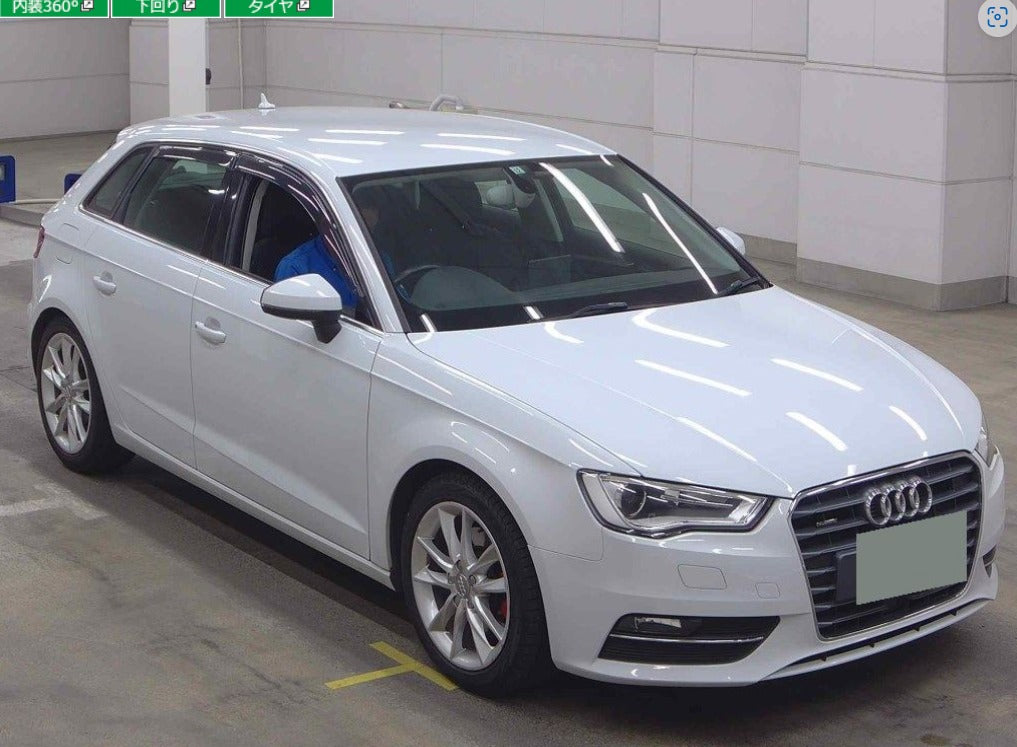 2014  Audi  A3 
8VCJSF
4WD Sport 1.8 TFSI Quattro
1,800cc  
AT
Petrol 
Pearl
82,491km
One Owner 
Alloys 
HD Navi 
Back camera 
Tint 
FOg lights 
Steering controls 
Smart key

B3070	C&F	1	車検		2014	AUDI	A3 SPORTBACK	WAUZZZ8V5EA079441	WHITE

Price N$ 157000.