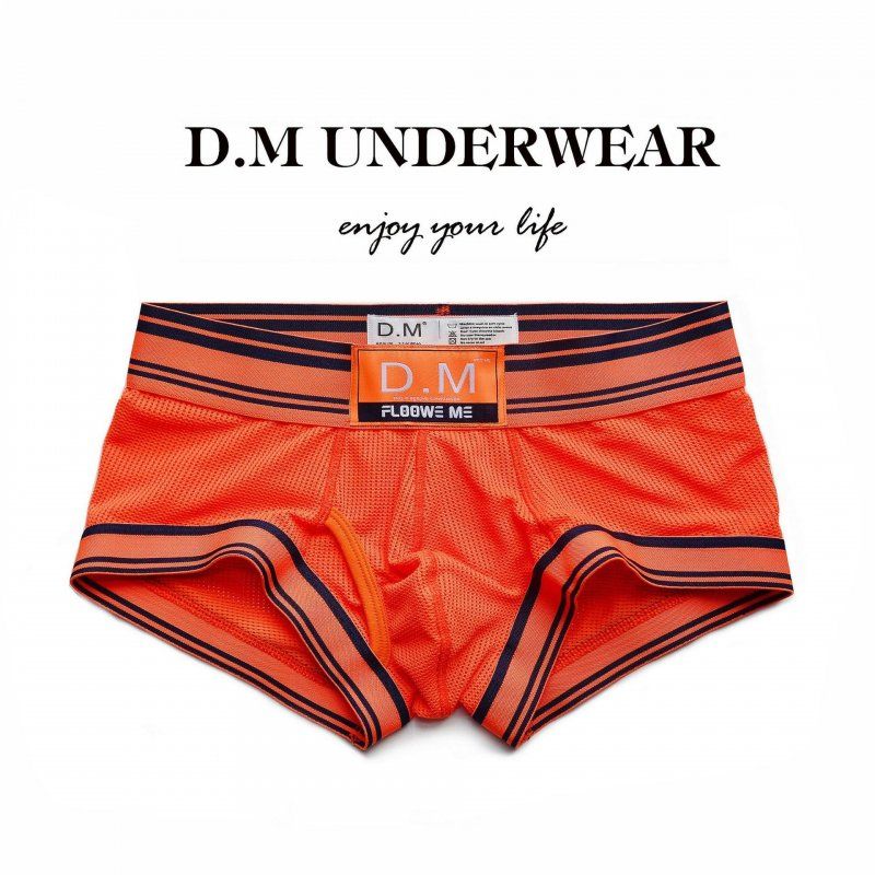 M men's low-waist sexy transparent underwear