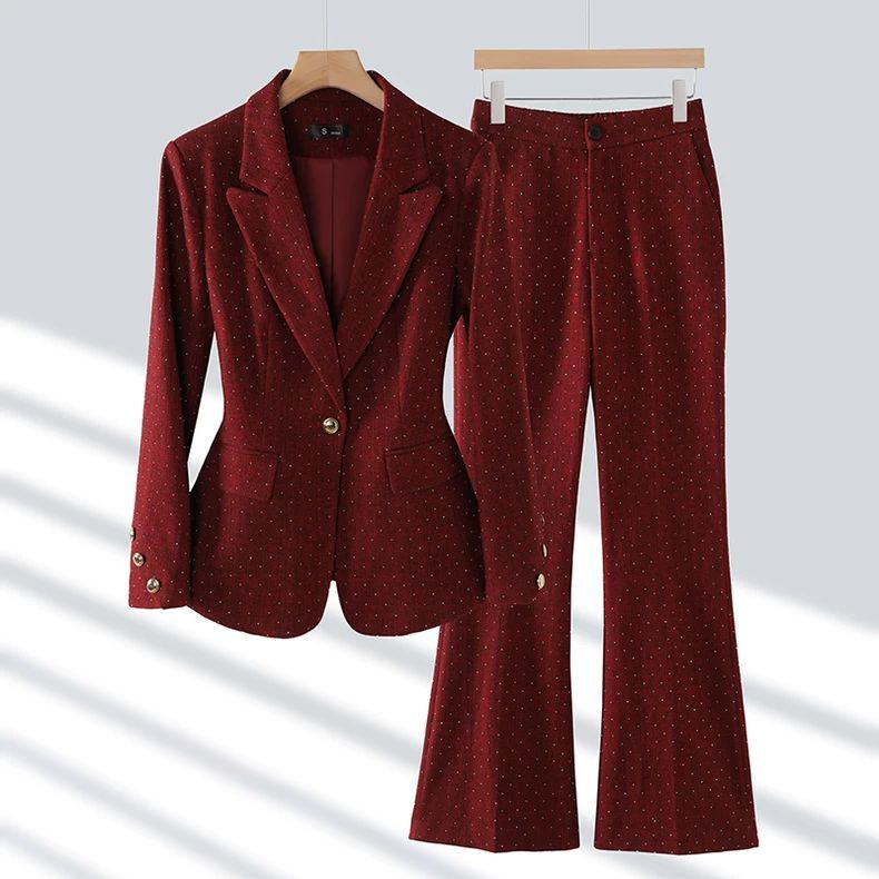 Shiny Suit Set for Women, New Autumn Collection