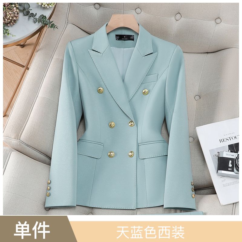Visit store for a casual and stylish pink women's spring suit.