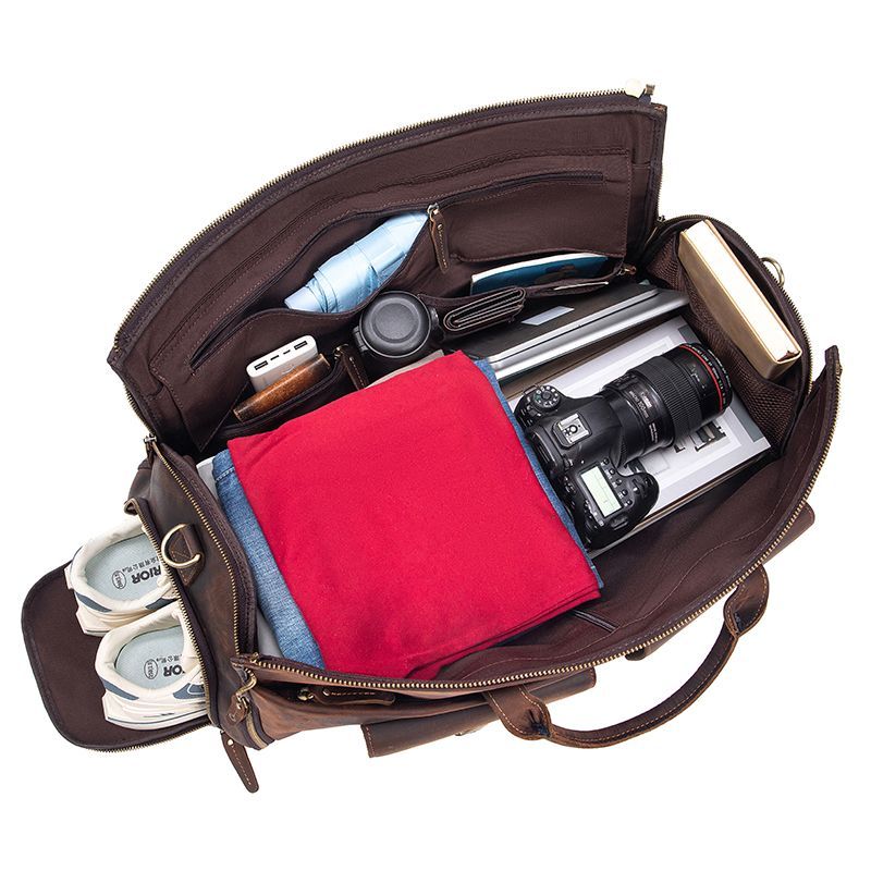 618 Crazy Horse Leather Dry-Wet Separation Fitness