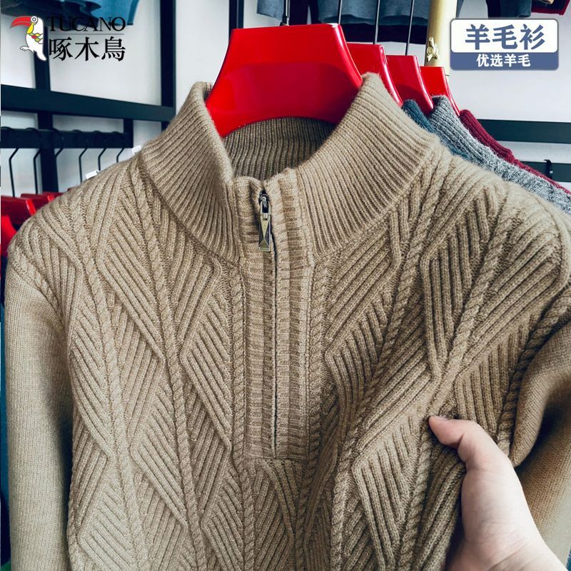 Free return shipping and dissatisfaction guaranteed return policy Flagship Store: Woodpecker Winter Wool Sweater
