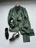 2025 Vintage Double-Breasted Blazer Fabric