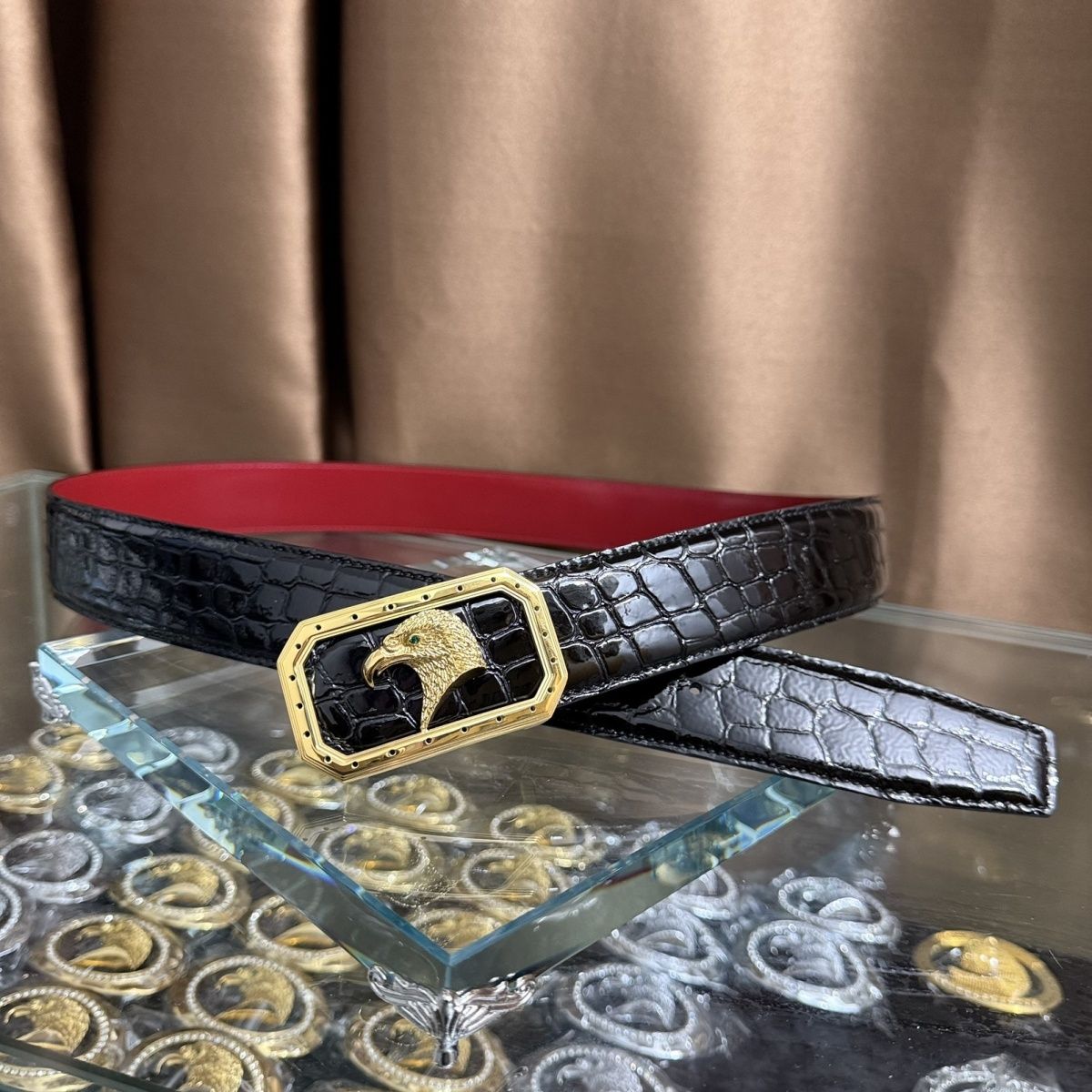 Stephen's New High-End Leather Belt for Men