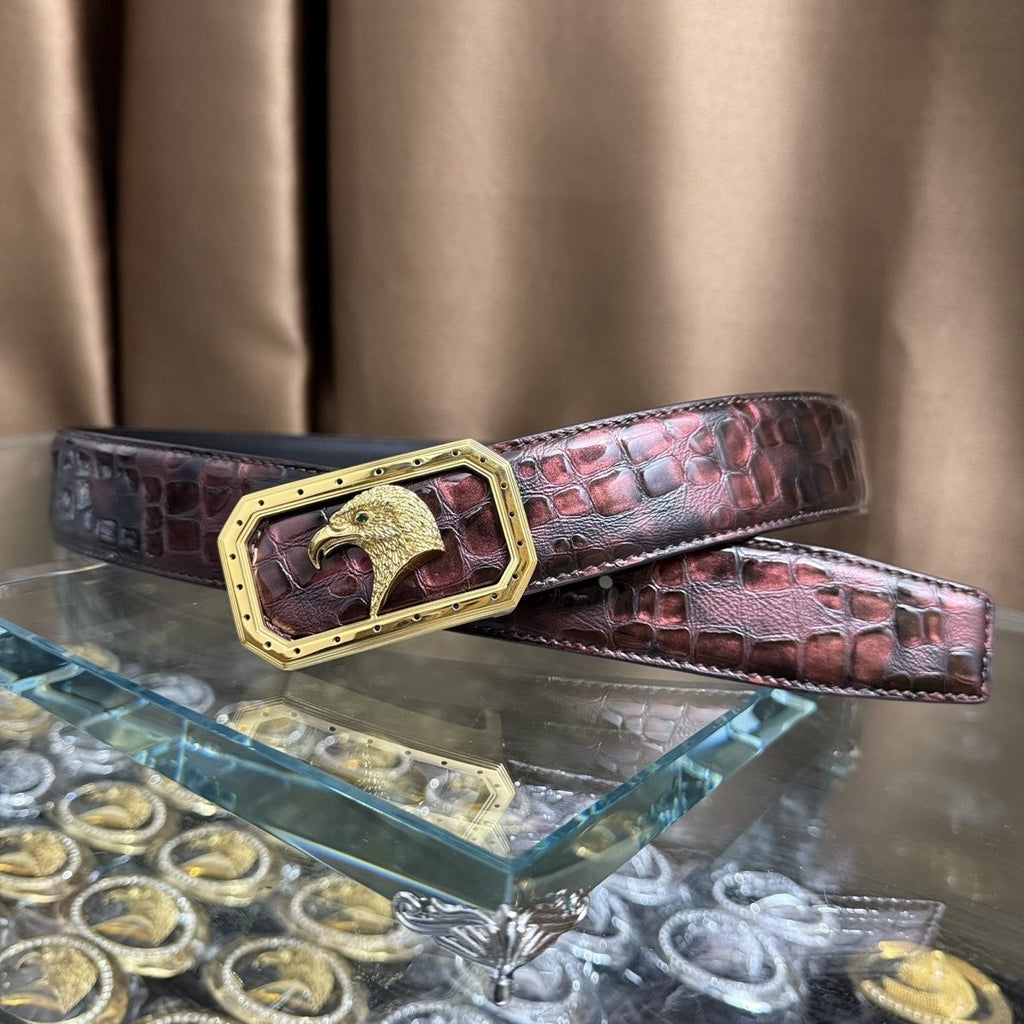 Stephen's New High-End Leather Belt for Men