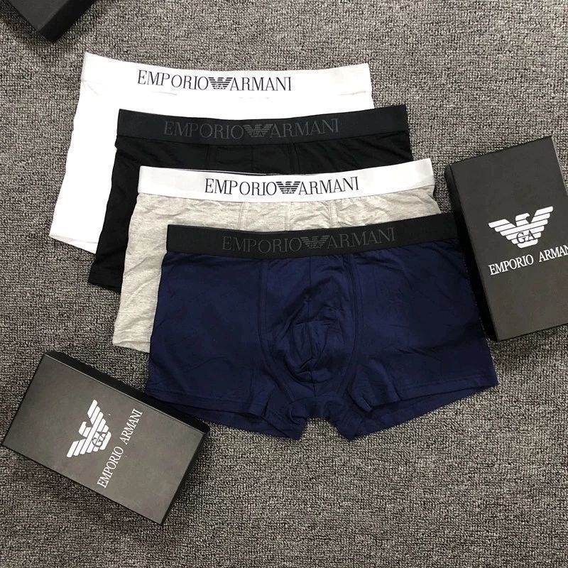 Men 3 pieces smooth breathlen underwear