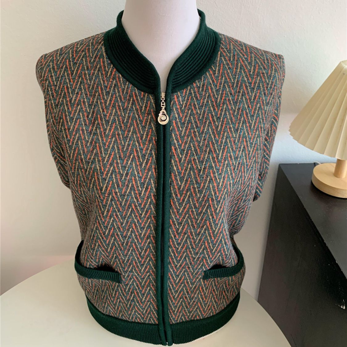 Elderly Women's Autumn and Winter Cardigan Jacket