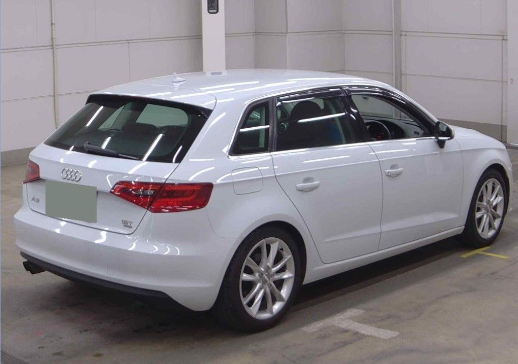 2014  Audi  A3 
8VCJSF
4WD Sport 1.8 TFSI Quattro
1,800cc  
AT
Petrol 
Pearl
82,491km
One Owner 
Alloys 
HD Navi 
Back camera 
Tint 
FOg lights 
Steering controls 
Smart key

B3070	C&F	1	車検		2014	AUDI	A3 SPORTBACK	WAUZZZ8V5EA079441	WHITE

Price N$ 157000.