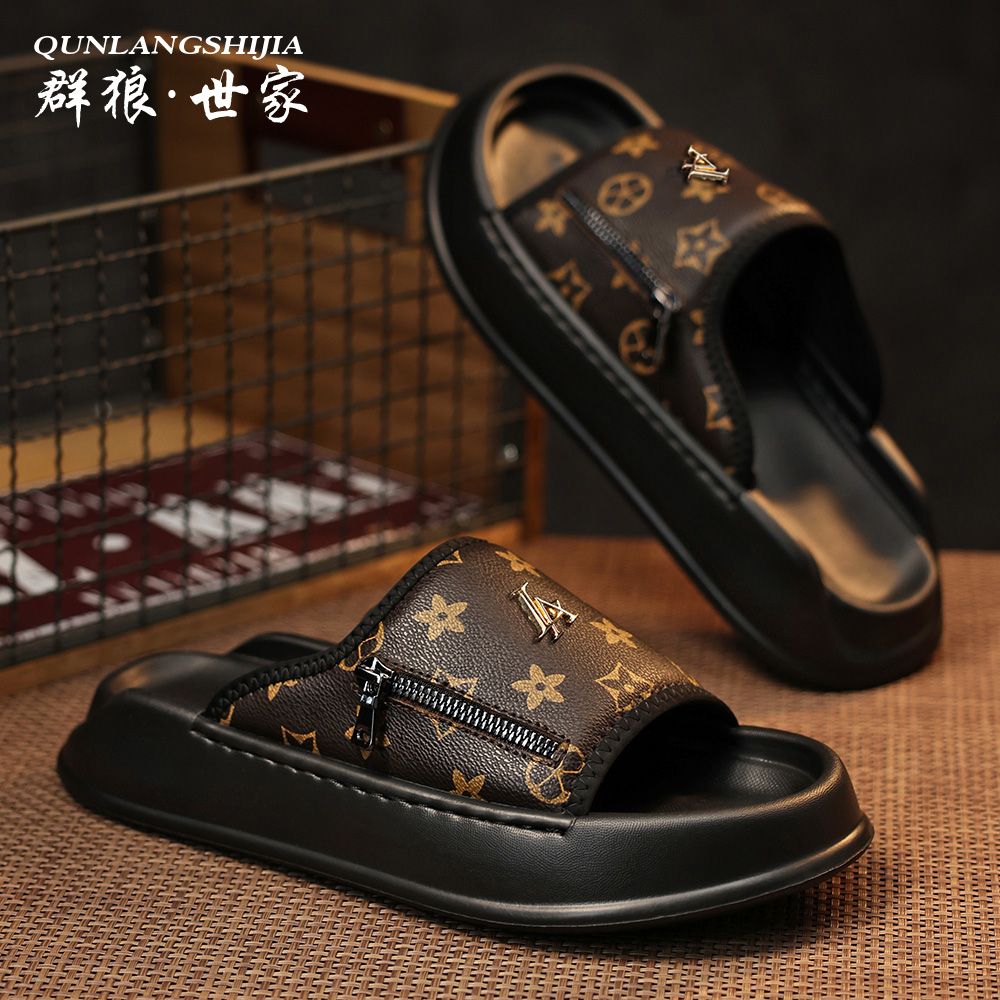Thick-soled height-increasing casual sandals