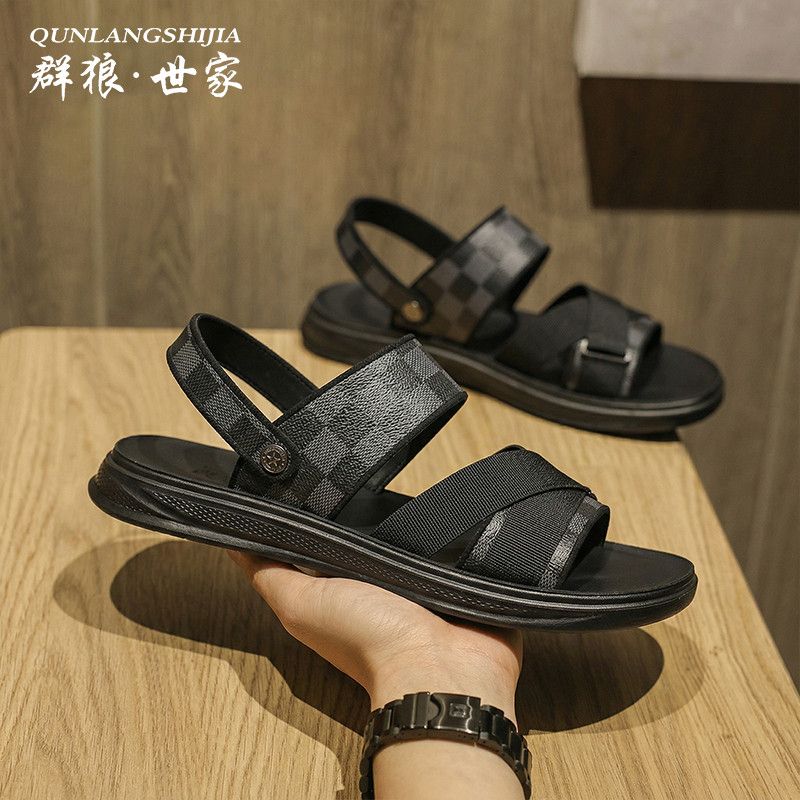 Thick-soled height-increasing casual sandals