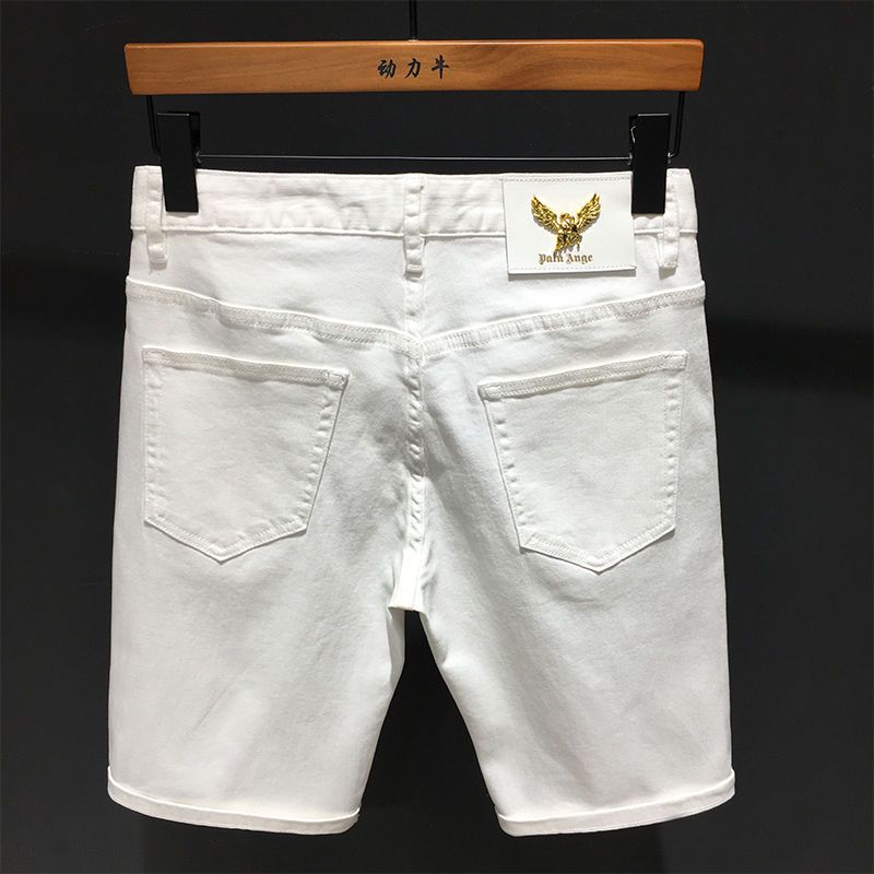 Freight for goods package  Men's Summer Thin Blue Denim Shorts Repair