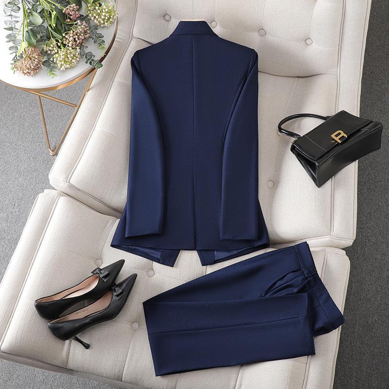 5 color Professional Women's Suit Jacket Set for Autumn