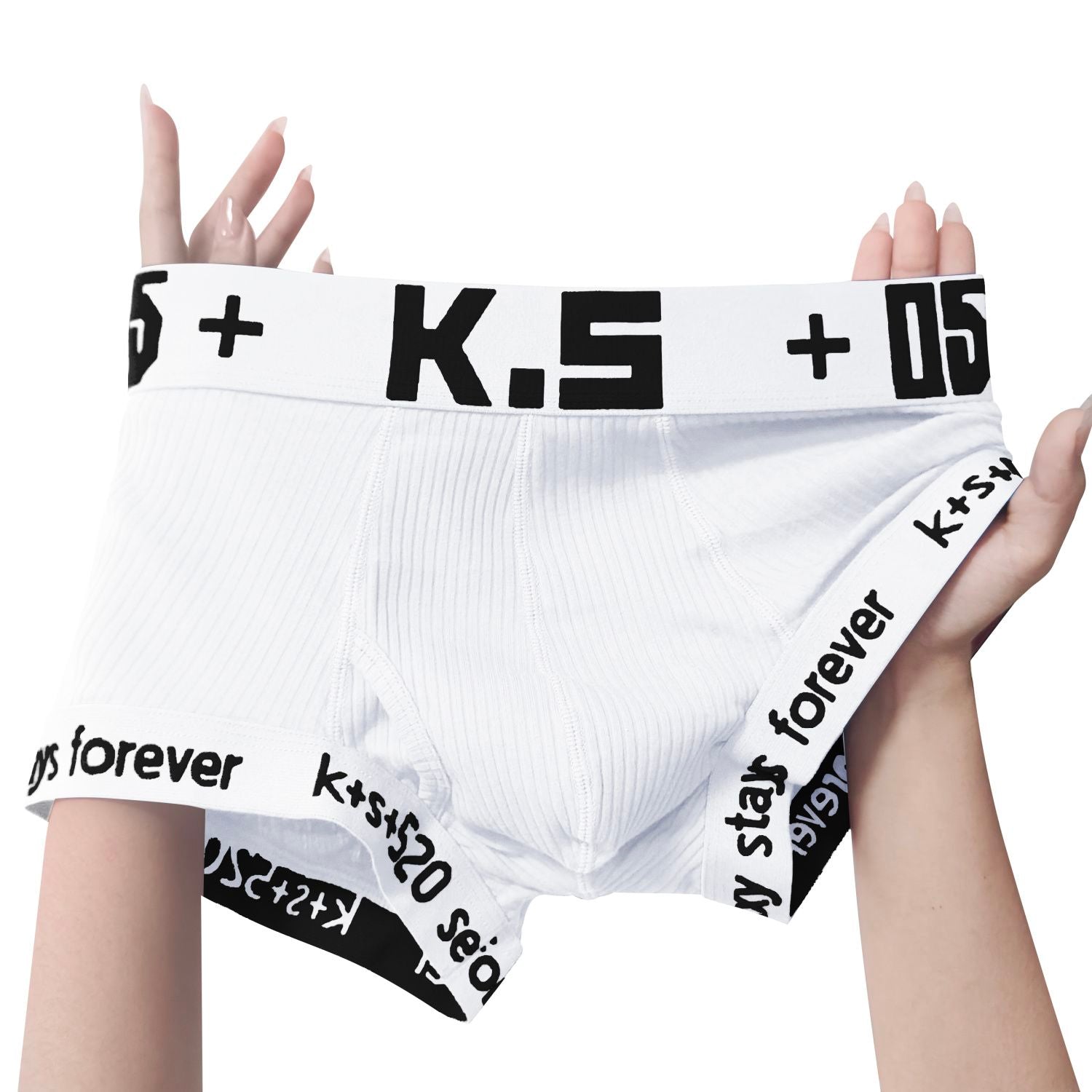 [1905 people have saved this] Men's Cotton Boxer Briefs, Extra Long, Suitable for Running and Sports