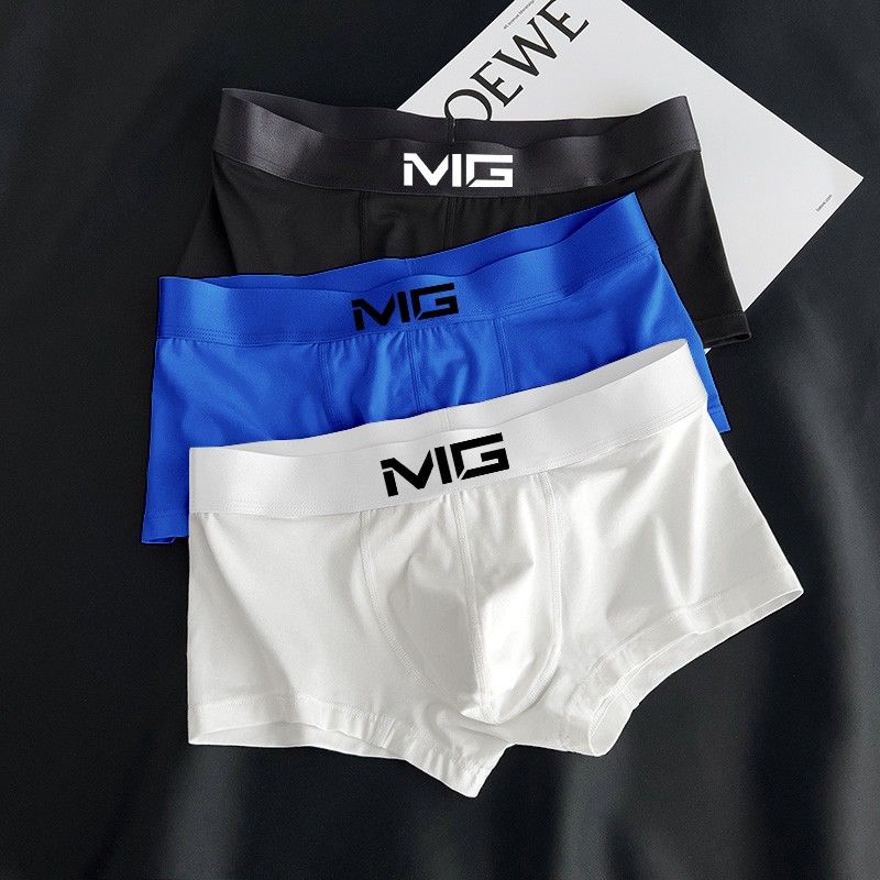 Men 3 pieces smooth breathlen underwear