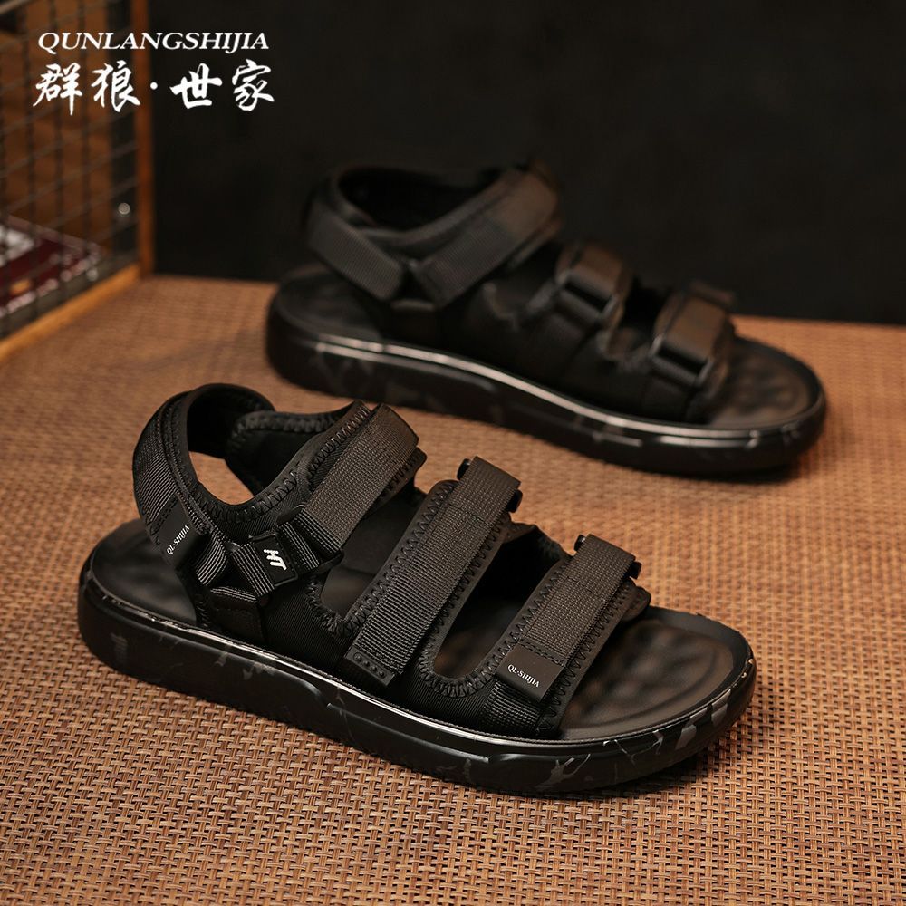 Thick-soled height-increasing casual sandals