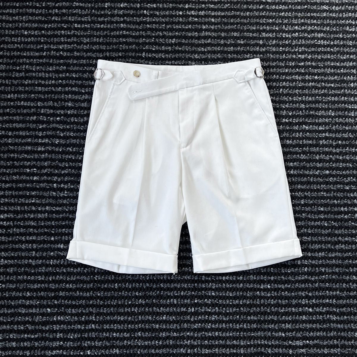 Ride first, Supports getting  Neapolitan Italian Linen Wrinkle-Free Shorts