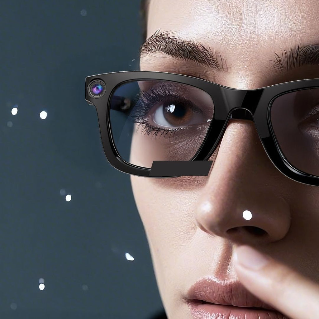 2025 New Model Photography and Videography AI Smart Glasses with Bluetooth Calling and Real-Time Translation Black Technology 8