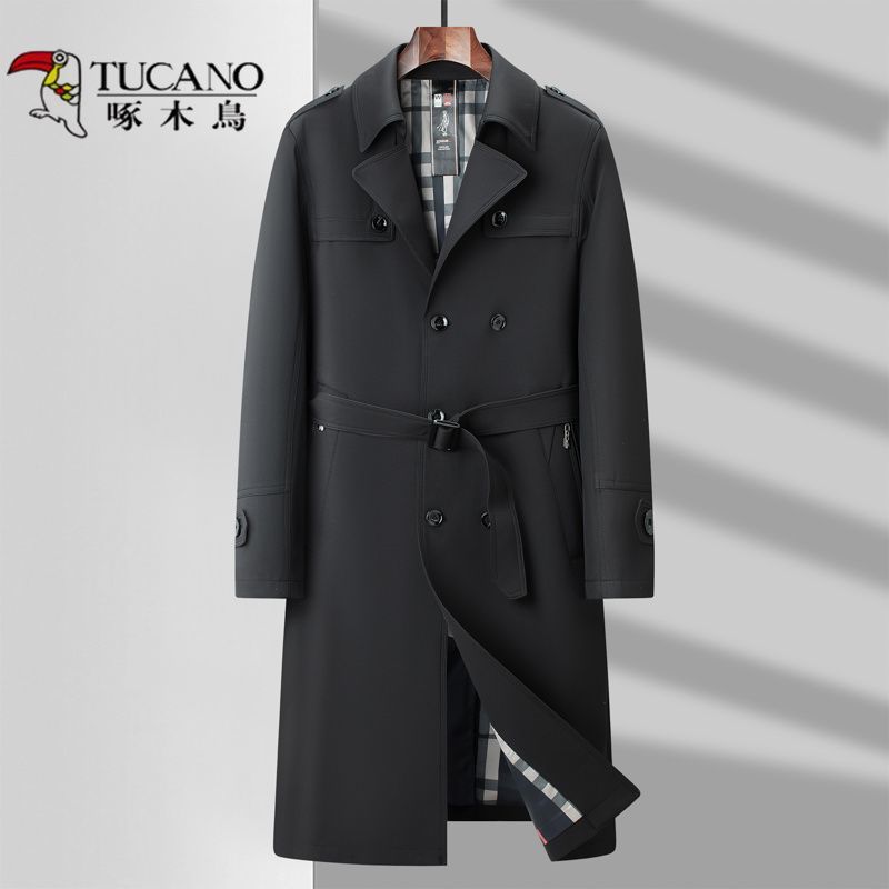 Woodpecker Trench Coat Men's Mid-Length