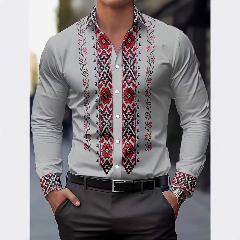 Oujiang Men's Village Shirt New Men's Clothing